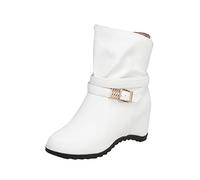 Uwdiohq Botas al tobillo marrones gamuza otoño mujer para Botines de | Botas Militares Mujer Zapatillas Casual Calzado Barefoot Waterproof Deporte Pa ra Agua Pikolinos De Talla 37 Negras Altas