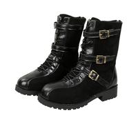 Uwdiohq Botas cuissardas Mujer Negras tacón Alto Media Negro, Botas y con | Botas Nieve Mujer Botines Barefoot Zapatos Vestir Azules Planas Invierno Bota s Piel De Agua Planos Hunter Neve Art Borre go