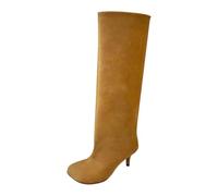 Uwdiohq Botas Media caña Mujer otoño Invierno y de otoño, Media Alto | Botas Australianas Mujer Zapatillas Impermeables Bota De Agua Altas Zapatos Para El Frio Y Ni eve Afua Estampadas Nordikas