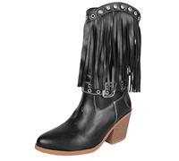 Uwdiohq Botines Forrados de Pelo Mujer Invierno música con caña Puntiaguda | Botas Piel Mujer Zapatillas Trekking Hombre Bota Botines Schekers De Caña Ancha Agua Corta s Botin Pelo Invierno Lazo Apreski