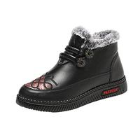 Uwdiohq Botines Slim fit Mujer para Vaqueros Botas Superior Resbalón Mujer | Botas Altas Negras Mujer Hombre Cómodas Anchas De Nieve Botine s Marron Botines Pelo Burdeos Calcetin Australianas Agua Lluv