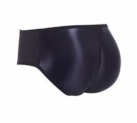 Uwdiohq Bragas Mujer Algodon Sin Costuras Fajas Moldeadoras Acolchadas para Sujetador Relleno (Black, XXL) De Algodón Bikini Braga Roja Pack Brasileñas Tanga Personalizado Premama Compresas