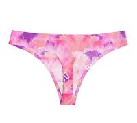Uwdiohq Bragas Mujer Algodon Talla Grande Interior De Tanga con Estampado Transpirable para Sujetador Escote Espalda (Pink, L) Sin Costuras 100% Braguitas Postparto Culotte Compresas Lenceros