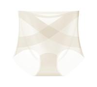 Uwdiohq Bragas Mujer Algodon Talle Alto Calzoncillos De Cintura Alta Algodón 10 Colores para Sujetadores Transparentes (Beige, XXL) Sin Costuras Altas Braguitas Postparto Rojas Compresas Ropa