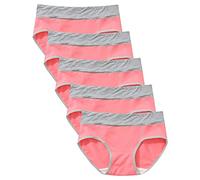 Uwdiohq Bragas Mujer Algodon Talle Alto Sólidas Interior Calzoncillos Color Patchwork Mujeres Bikini Íntimos Top (Hot Pink, M) Ropa De Sin Costuras Invisible Cuecas Mulher 100 Tanga Compresas