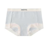 Uwdiohq Bragas Mujer Algodon Women's Cotton Crotch Mid Waist Non Marking Trousers To Walking from The Light Without Rolling of Girls Shorts Sujetadores Camisetas (Light Blue, L) Rojas Fin De Año