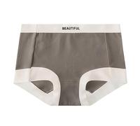 Uwdiohq Bragas Mujer Algodon Women's Cotton Crotch Mid Waist Non Marking Trousers To Walking from The Light Without Rolling of Girls Shorts Sujetadores Camisetas (Coffee, L) Ropa Interior Negras