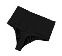 Uwdiohq Bragas Sin Costuras Mujer Invisible Braguitas De Vientre Color Sólido para Corsé Levantamiento Cintura Cadera Media Fajas Sujetadores Broche Delantero (Black, XXL) Underwear Women