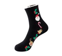 Uwdiohq Calcetines Largos Mujer Con Impresión A De Viento Navideña Cálida Algodón Tubo Largo Huellas Altos Deporte Térmicos Para Invierno Gordos Calentitos El Frio Termicos Antideslizantes