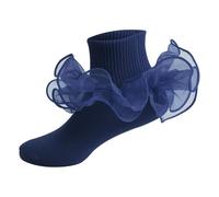 Uwdiohq Calcetines Mujer Invierno Children'S Socks With Lace Girls Ankle Kids Dance Sock For Cute Baby Frilly Socken Colegio Azul Termicos Frio Extremo De Pilates Antideslizantes Largos Algodon