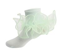 Uwdiohq Calcetines Mujer Invierno Children'S Socks With Lace Girls Ankle Kids Dance Sock For Cute Baby Frilly Socken Colegio Azul Altos Algodon Divertidos Gruesos Deporte Térmicos Niña Pack
