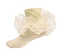 Uwdiohq Calcetines Mujer Invierno Children'S Socks With Lace Girls Ankle Kids Dance Sock For Cute Baby Frilly Socken Colegio Azul Largos De Deporte Gruesos Senderismo Para Andar Por Casa