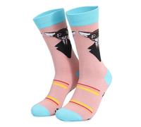 Uwdiohq Calcetines Mujer Invierno De Algodón Casuales Animales Media Tendencia Extra Grandes Blancos Hasta La Rodilla Altos Deporte Para Andar Por Casa Divertidos Termicos Calentitos Calientes