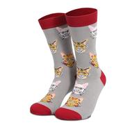 Uwdiohq Calcetines Mujer Invierno De Algodón Casuales Animales Media Tendencia Extra Grandes Blancos Hasta La Rodilla Para Andar Por Casa Termicos Altos Gris Casual Sexy Wool Socks Women