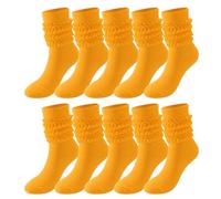 Uwdiohq Calcetines Termicos Mujer 5 De Color Sólido Para Bota Alta Hasta El Muslo Medias Negras Rayas Blancas Gordos Nieve Finos Calientes Invierno Agua Antideslizantes Largos Andar Por Casa