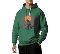 Uwdiohq Camisa Sin Mangas Hombre Sudadera con Capucha Informal Y Cómoda para Estampado De Casa Halloween Morada (Blackish Green, M) Ropa Trabajo Verano Chaqueta Entretiempo Gimnasio Oversize