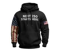 Uwdiohq Camisa Sin Mangas Hombre Sudadera con Capucha Y Estampado America para Hombre, Estilo Casual, 2026, Conmemorativa del Aniversario. Invierno (Black, XL) Chaquetas Tallas Grandes