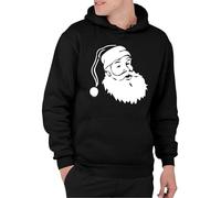 Uwdiohq Camisa Sin Mangas Hombre Sudadera Divertida De Papá Noel - Navideña Unisex para Y Mujer, Ideal Las Fiestas. Top Plateado (Black, XXL) Sudaderas Hombres Cremallera Entrenamiento Boxeo