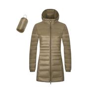 Uwdiohq Chaqueta de plumón Ligera Extragrande con Capucha de Color Liso para Mujer Sudaderas Deporte Mujer Chaqueta Acolchada Mujer Azul Marino Abrigos Mujer Negro Corto