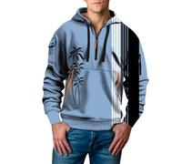 Uwdiohq Chaqueta Verano Hombre Sudadera con Capucha Y Camiseta Estampado 3D para Hombre, Estilo Juvenil Moderno, Ideal Otoño E Invierno. Sudaderas Blancas (Sky Blue, XXL) Ropa Casual Camisetas