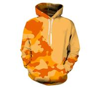 Uwdiohq Chaquetones Hombre Invierno Mens Novelty Print Casual Sweatshirts with Pullover Capa Capucha (B, XL) Camisa Manga Larga Ropa Gym De Verano para Disfraz Vigilante La Playa Moda Men's