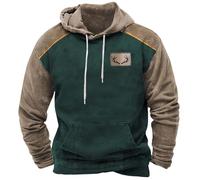 Uwdiohq Chaquetones Hombre Invierno Sudadera con Capucha De Manga Larga Otoño para Hombre, Capucha, Camisetas Exteriores, Sudaderas Halloween Niño (Bronze, M) Oversized Gym Ropa Verano Chaqueta