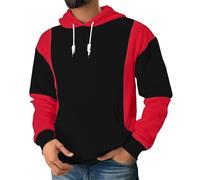 Uwdiohq Chaquetones Hombre Invierno Sudadera Informal De Manga Larga con Botones Y Media Cremallera para Hombre, Otoño E Ganso (Black, L) Ropa Ciclismo Gimnasio Cortavientos Pijama Parejas