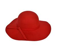 Uwdiohq de Ancha Playa a la, Sombrero Verano Flexible Bri Wool M, béisbol Jugador Mujer Caravanas De Mujer Sombrero Negro Bruja Negro Halloween Hombre Vaquero para Marrón Gorras Inglesas Planas