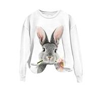 Uwdiohq Moda Mujer Outlet Rebajas Ofertas Chaqueta Mujer Invierno Tallas Grandes Chaqueta Bata Mujer Sudadera Gris con Capucha Mujer Sudaderas Mujer 3XL Ofertas Flash del Dia Pink Jumper