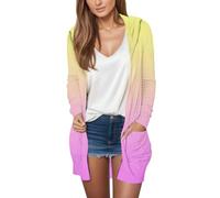 Uwdiohq Ofertas De Hoy Flash Cardigan Mujer Azul Marino Chaqueta De Pirata Mujer Abrigos Largos De Punto Jersey con Brillo Mujer Chaqueta Cuero Mujer Talla Grande Regalo 40 Cumpleaños Mujer
