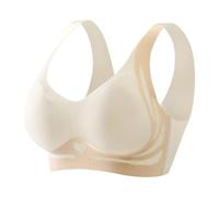 Uwdiohq Ofertas de Ultima Hora Sujetador Reductor Espalda Descubierta Sujetadores Reductores De Pecho Sin Aros Algodon Post Operacion Postoperatorio Pack con Tirantes 105C Banda Push Up Protesico