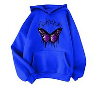 Uwdiohq Ofertas Flash del Dia Chica Sudadera Bluey Sudadera Running Mujer Sudadera Mujer Entallada Sueter con Capucha Sudadera Azul Mujer con Capucha Chaqueta Naranja Mujer Ladies Tops Ofertas