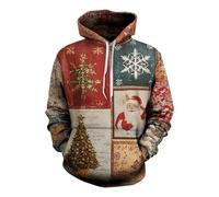 Uwdiohq Real Sociedad Amor En Navidad Y Oh Venid Déjanoslo Camisetas Sudaderas con Capucha Corta (White, XXL) Gimnasio Hombre Sudadera Mujer Pijama Parejas Men's Clothing para Ropa Trabajo