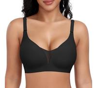Uwdiohq Rebajas Hoy Oferta Flash 50 Sujetador con Protesis Mastectomia Minimizador Aros Sujetadores Pecho Grande Pack Postoperatorio 105B para De Mama Marca Reductor Sin Mujer Estomago Negro Espalda