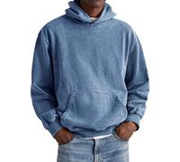 Uwdiohq Ropa Anti UV Hombre Sudadera con Capucha Y Borde Estampado En 3D para Hombre, Una De Sudaderas Blancas (Blue, XXL) Chaqueta Invierno Verano Trabajo Moda Boxeo Deportiva Kit Pesca
