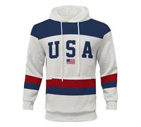 Uwdiohq Ropa De Verano Hombre Men's Fashion Autumn and Winter New Pullover Daily Casual Sweatshirt Sudadera Talla M (White, XL) Camisa Manga Larga Oversized Gym Protección Solar Gimnasio