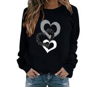 Uwdiohq Ropa Oferta Mujer Jersey Negro Mujer De Fiesta Jersey Mujer Largo Cortavientos+Mujer Chaqueta Vaquera Tachuelas Mujer Sudaderas Verano Mujer Ofertas Flash del Dia Zip up Hoodie
