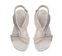 Uwdiohq Sandalias Cómodas Para Caminar Mujer Playa Zapatillas Casuales Huecas Zapatos Retro Granate (Beige, 37) Verano Senderismo Color Beige Rosa Tacon Ancho Especial Goma Veganas Con Cuña