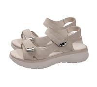 Uwdiohq Sandalias Planas Cómodas Mujer Deportivas De Verano Con Pez Una Línea Para Zapatillas Novia Boda (Grey, 41) Ortopedicas Vestir Comodas Sandalia Plateada Barefoot Hebilla Zapatos