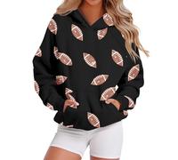 Uwdiohq Sudadera Basica Mujer Sin Capucha con para Don't Worry It's Not My Blood Bloody Halloween (Black, L) Algodon Deporte Sudaderas Navidad Rosa Lisas Polar Blancas Chaqueta Corta Morada
