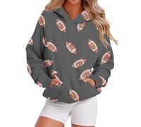 Uwdiohq Sudadera Basica Mujer Sin Capucha con para Don't Worry It's Not My Blood Bloody Halloween (Grey, L) Oversize Rayas Negra Marron Sudaderas Deporte Rosa Amarillas De Navidad Invierno