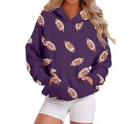 Uwdiohq Sudadera Basica Mujer Sin Capucha con para Don't Worry It's Not My Blood Bloody Halloween (Purple, S) Oversize Sudaderas Deporte Blanca Navideña Negra Cremallera Mama Azul Marino