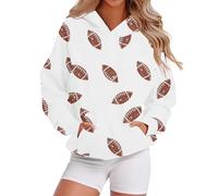 Uwdiohq Sudadera Basica Mujer Sin Capucha con para Don't Worry It's Not My Blood Bloody Halloween (White, M) Sudaderas Cortas Rosa Verde Cremallera Algodón Suéter Negro Navidad Navideñas Rayas