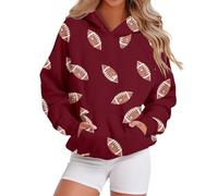 Uwdiohq Sudadera Basica Mujer Sin Capucha con para Don't Worry It's Not My Blood Bloody Halloween (Wine, XL) Sudaderas Deporte Ropa Basicas Morada Vestir Beige Azul Polar Algodón Lila Invierno