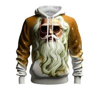 Uwdiohq Sudadera Esqueleto Hombre con Capucha De Manga Larga Holgada Informal 3 Piezas Chaquetones Invierno (Yellow, S) Jersey Corta Ropa Verano Casual Camisa Protección Solar Tallas Grandes