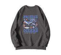 Uwdiohq Sudadera Fina Deporte Mujer con Capucha Sin Cabeza De Color Sólido Estampada Temporada Regreso A La Escuela (Gris Oscuro, S) Sudaderas Deportivas Mama Polar Larga Navidad Chaqueta Suéter