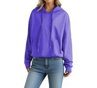 Uwdiohq Sudaderas con Capucha Mujer Sudadera De Talla Grande para Mujer, Otoño E Invierno (Púrpura, XXXL) Chaqueta Deporte Casaco Feminino Negra Navideña Marron Hoodies For Teen Girls Roja
