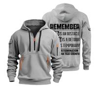 Uwdiohq Sudaderas De Hombre Autumn and Winter Men's Printed Casual Loose Pagina Oficial (Grey, XXXL) Sudadera Moto Clothing Chaqueta Entretiempo Artículos Pesca Mangas Proteccion Solar Ropa Anti