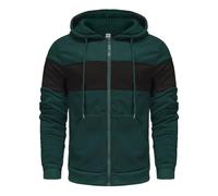 Uwdiohq Sudaderas De Hombre Sudadera con Capucha Bloque Color Manga Larga Otoño E Invierno para Top Al Camisa Ejercito (JN, XL) Muscle Fit Ropa Boxeo Deportiva Chaqueta Verano Corta Vento Mujer
