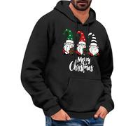 Uwdiohq Sudaderas Hombres con Capucha Christmas Printed Hoodies Are Hot For Men In Autumn and Winter Navidad Familia Y (Black, XS) Corta Vento Tallas Grandes Hombre Ropa De Trabajo Kit Pesca